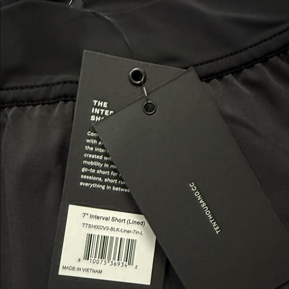 Ten Thousand Men's Charcoal Athletic Shorts - Picture 2 of 11